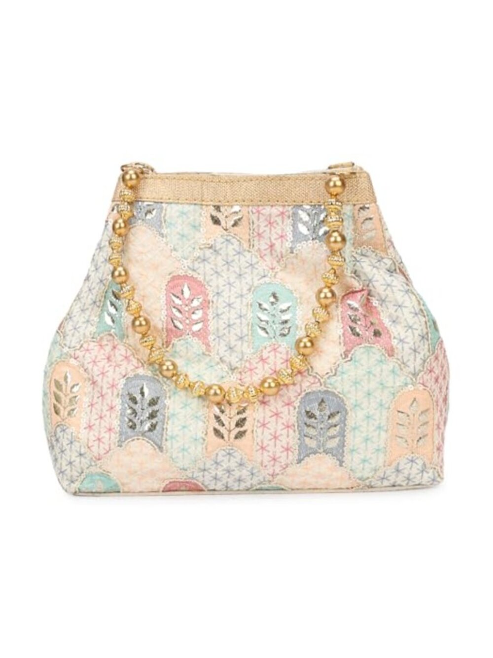 Embroidered Indian Ethnic Potli Bag Evening Clutch